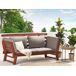 Beliani Banco Madera de eucalipto PORTICI 210x66 Beliani Banco Madera de eucalipto PORTICI 210x66 Gris Oscuro