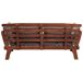Beliani Banco Madera de eucalipto PORTICI 210x66 Beliani Banco Madera de eucalipto PORTICI 210x66 Gris Oscuro