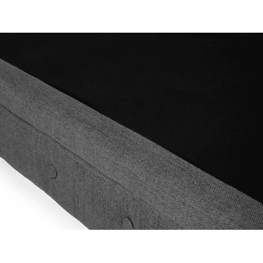Sofá CHESTERFIELD Tecido Cinzento 3 lugares Sofá CHESTERFIELD Tecido Cinzento 3 lugares