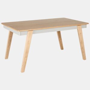 Mesa de jantar PHOLA Carvalho claro 150 cm 90 cm