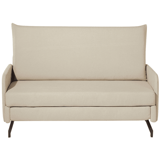 Sofá-cama BELFAST Tecido Creme 2 lugares Sofá-cama BELFAST Tecido Creme 2 lugares