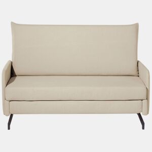 Sofá-cama BELFAST Tecido Creme 2 lugares