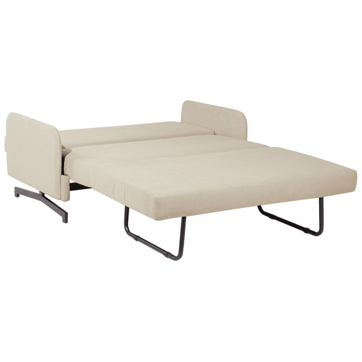 Sofá-cama BELFAST Tecido Creme 2 lugares Sofá-cama BELFAST Tecido Creme 2 lugares