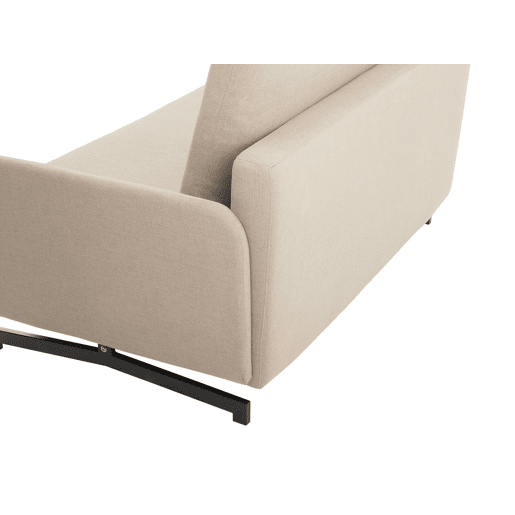 Sofá-cama BELFAST Tecido Creme 2 lugares Sofá-cama BELFAST Tecido Creme 2 lugares
