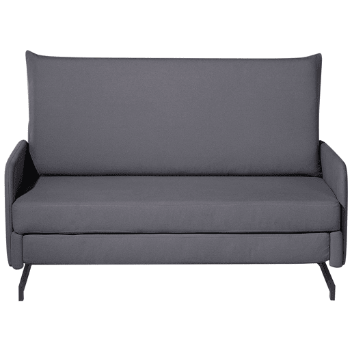 Sofá-cama BELFAST Tecido Cinzento 2 lugares