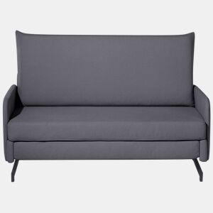 Sofá-cama BELFAST Tecido Cinzento 2 lugares