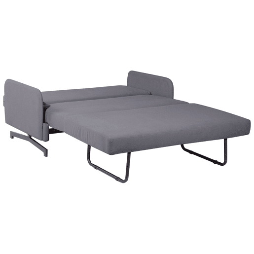 Sofá-cama BELFAST Tecido Cinzento 2 lugares