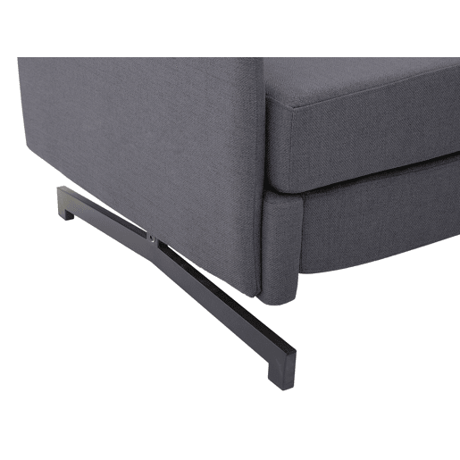 Sofá-cama BELFAST Tecido Cinzento 2 lugares