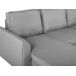 Beliani Sofá esquinero Poliéster NESNA Beliani Sofá esquinero Poliéster NESNA Gris Claro