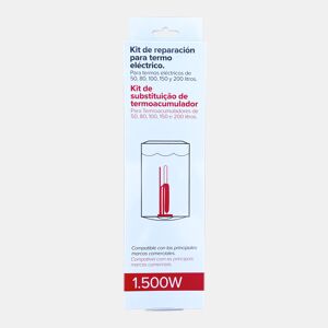 Kit de peças sobressalentes para aquecedores de água eléctricos, elemento de aquecimento curvo + ânodo de magnésio + junta de borracha + parafuso de fixação