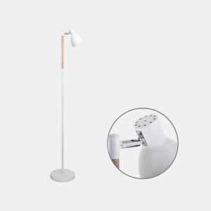 0 série linus em metal branco 33cm