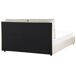 Beliani Cama con almacenaje Terciopelo BATILLY Beliani Cama con almacenaje Terciopelo BATILLY Beige