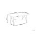 Beliani Mesa de comedor GRIEGER Beliani Mesa de comedor GRIEGER Blanco