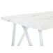 Beliani Mesa de comedor GRIEGER Beliani Mesa de comedor GRIEGER Blanco