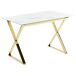 Beliani Mesa de comedor ATTICA Beliani Mesa de comedor ATTICA Blanco/ Beige