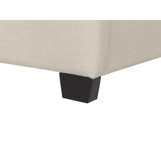 Cama de água Tecido BELFORT 160 x 200 cm Creme claro