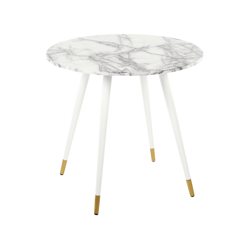 Mesa de jantar GUTIERE Mármore branco 80 cm 80 cm