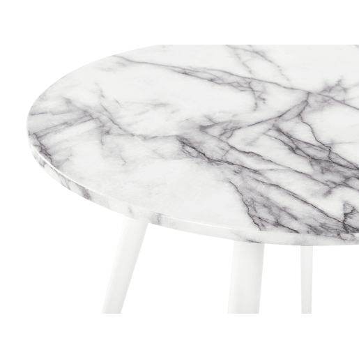 Mesa de jantar GUTIERE Mármore branco 80 cm 80 cm