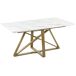 Beliani Mesa de comedor extensible MAXIMUS Beliani Mesa de comedor extensible MAXIMUS Blanco