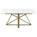 Beliani Mesa de comedor extensible MAXIMUS Beliani Mesa de comedor extensible MAXIMUS Blanco