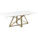 Beliani Mesa de comedor extensible MAXIMUS Beliani Mesa de comedor extensible MAXIMUS Blanco