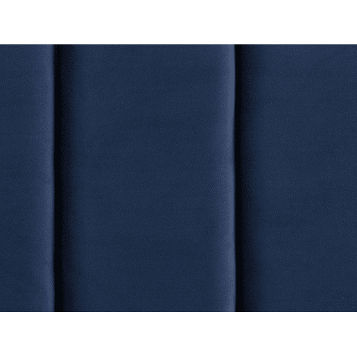 Cama Veludo VILLETTE 160 x 200 cm Azul marinho