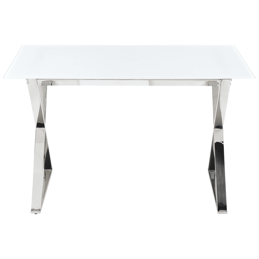 Mesa de jantar ATTICA Branco 120 cm 70 cm Vidro de segurança (temperado)