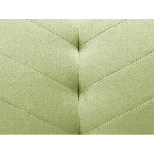Sofá-cama SENJA Veludo Verde-oliva 3 lugares