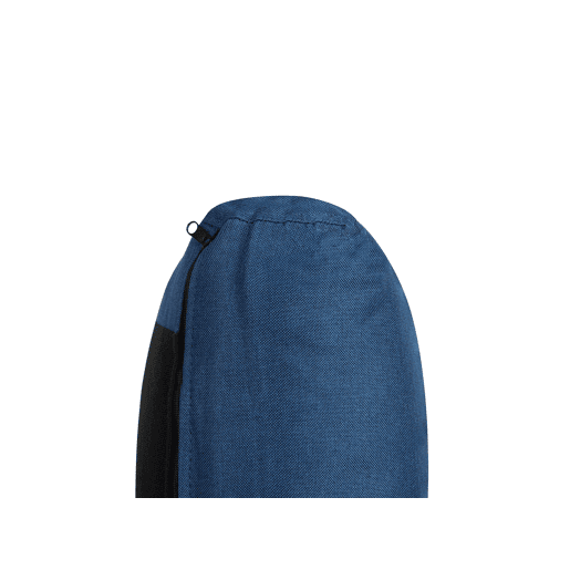 Sofá-cama de canto FLAKK Tecido Azul marinho com arrumação 4 lugares à esquerda