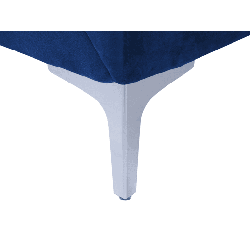 Sofá FENES Veludo Azul marinho 2 lugares