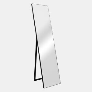 Barletta Espelho de pé basculante ajustável plástico 151 x 36 cm preto pt.casa.