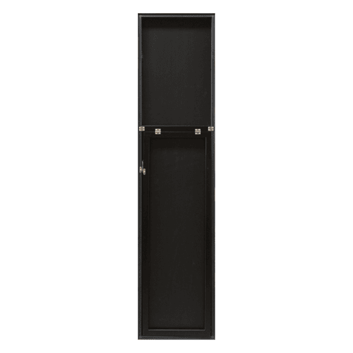 Barletta Espelho de pé basculante ajustável plástico 151 x 36 cm preto pt.casa.