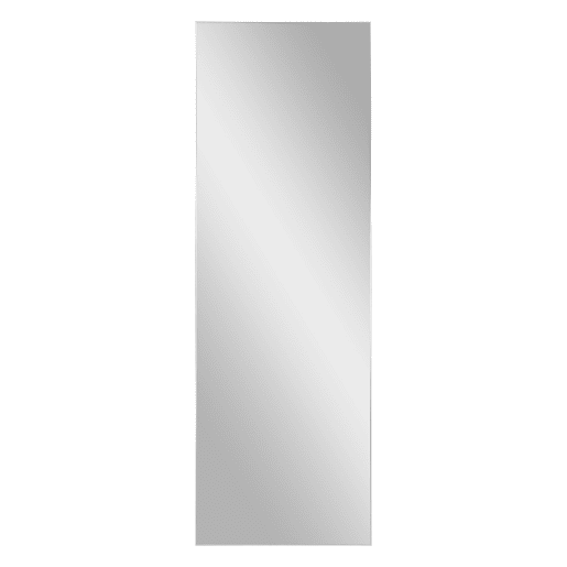 Barletta Espelho de pé basculante ajustável plástico 151 x 36 cm branco en.casa.