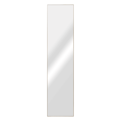 Barletta Espelho de pé basculante ajustável de plástico 151 x 36 cm dourado en.casa.