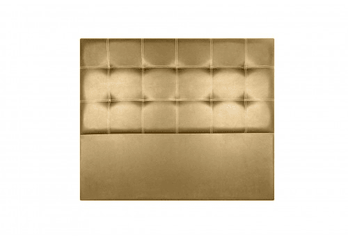 CABECEIRA DE CAMA IRIS EM COURO SINTÉTICO DOURADO 90 CABECEIRA DE CAMA IRIS EM COURO SINTÉTICO DOURADO 90