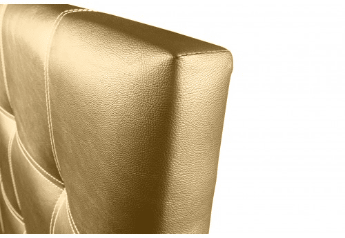 CABECEIRA DE CAMA IRIS EM COURO SINTÉTICO DOURADO 90 CABECEIRA DE CAMA IRIS EM COURO SINTÉTICO DOURADO 90