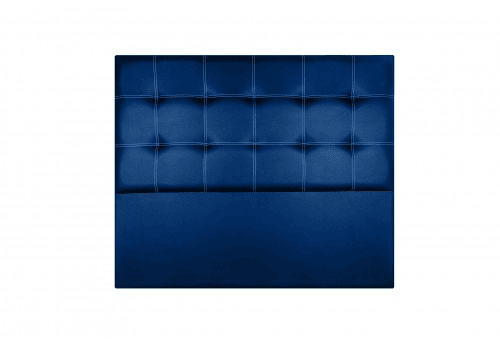 CABECEIRA DE COURO SINTÉTICO AZUL IRIS 115
