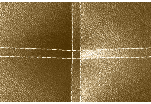 CABECEIRA DE CAMA IRIS EM COURO SINTÉTICO DOURADO 100