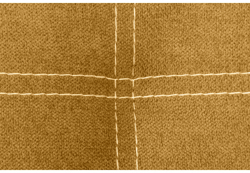CABECEIRA DA CAMA TECIDO IRIS MOSTARDA 160x120 cm