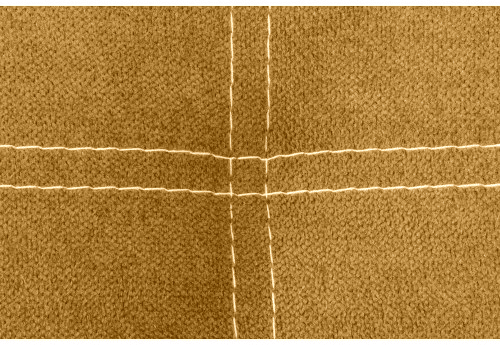 CABECEIRA DA CAMA TECIDO IRIS MOSTARDA 220x120 cm