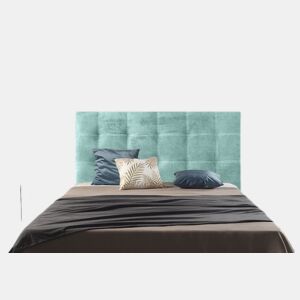 CABECEIRA DA CAMA TECIDO IRIS VERDE-ÁGUA 210
