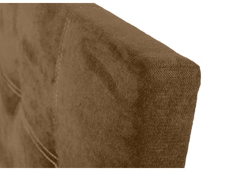Cabeceira Iris Tecido Chocolate 130x120 cm