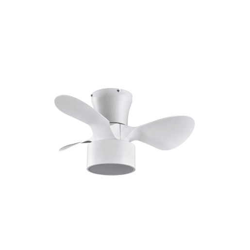 ventilador de tecto metálico cor branca série olga 70cm