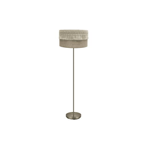 candeeiro de pé em metal dourado série ekaterina 40cm