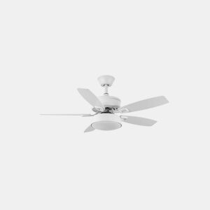 ventilador de tecto metálico cor branca série braw 107cm