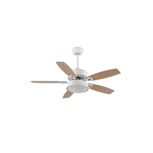 ventilador de tecto metálico cor branca série braw 107cm