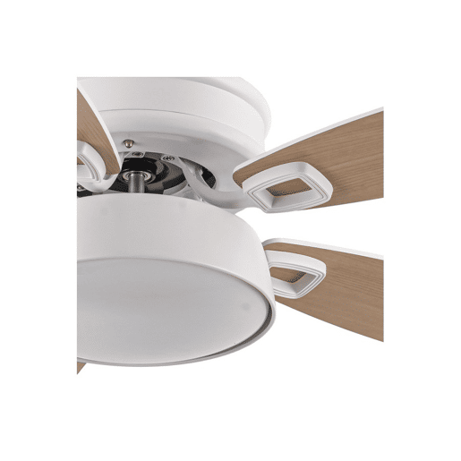 ventilador de tecto metálico cor branca série braw 107cm