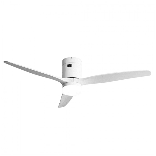 ventilador de tecto cor branca série metal aguilon 132cm
