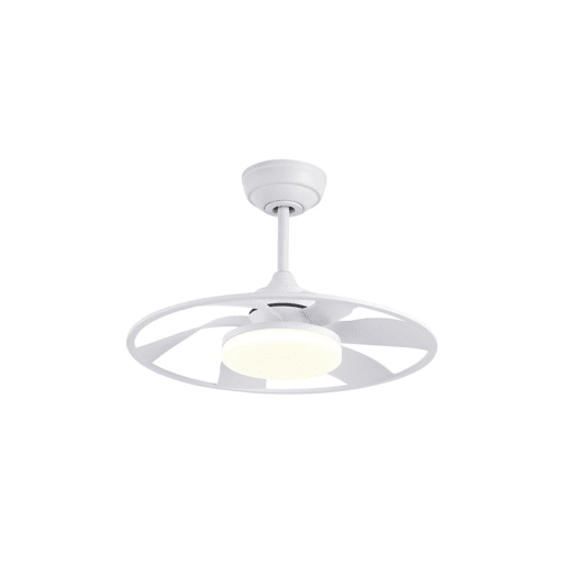 ventilador de tecto metal branco cor celsius série 55cm