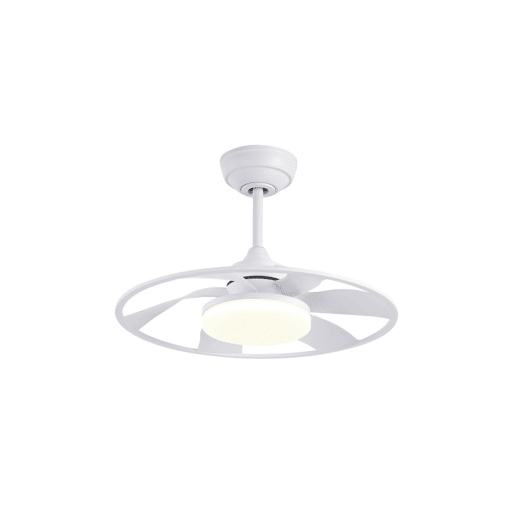 ventilador de tecto metal branco cor celsius série 55cm